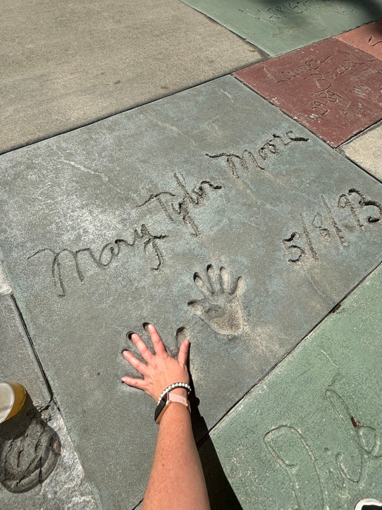 Mary Tyler Moore's square at Disney's Hollywood Studios