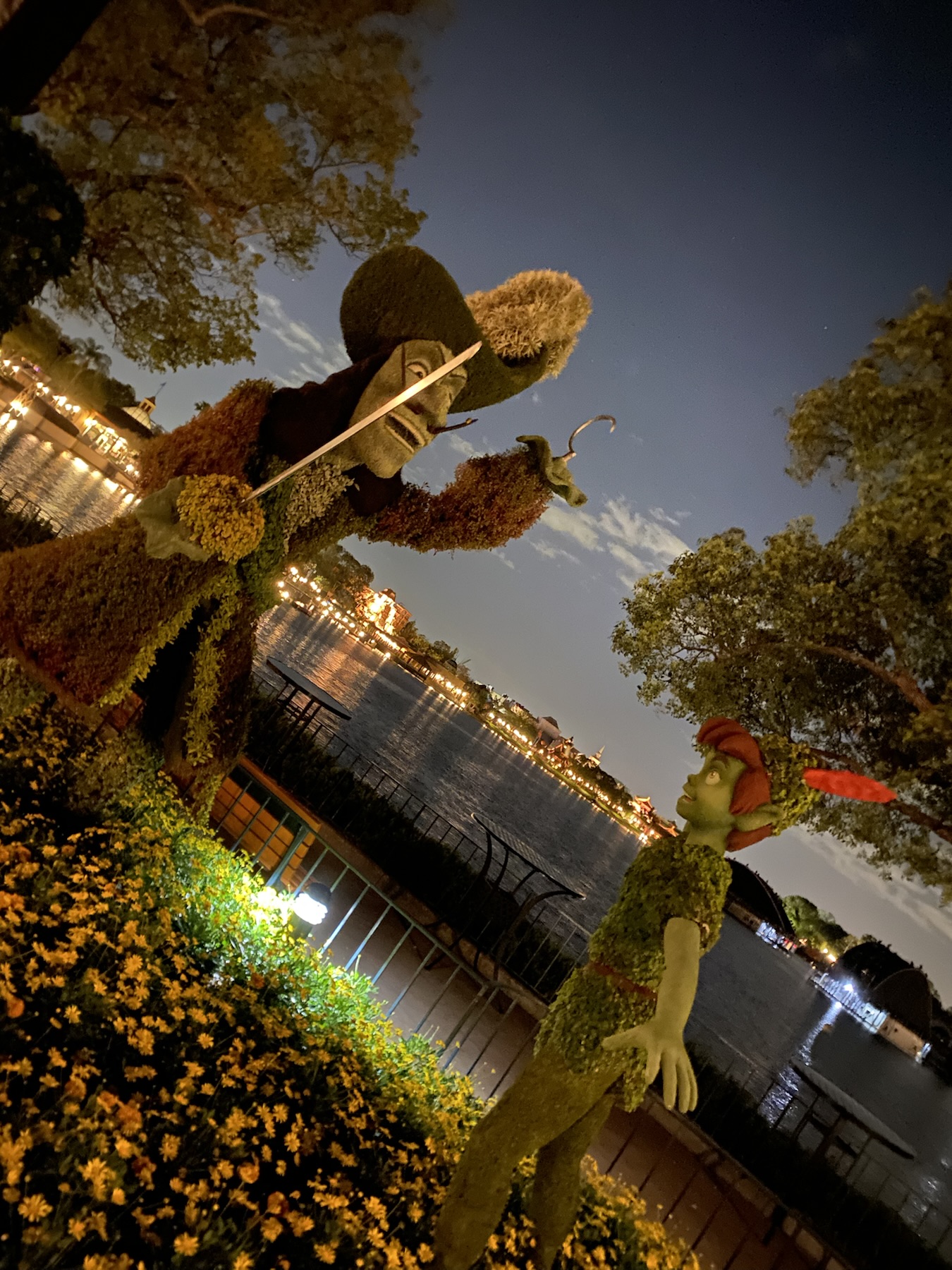 Hook and Peter Pan, Epcot International Flower and Garden Festival