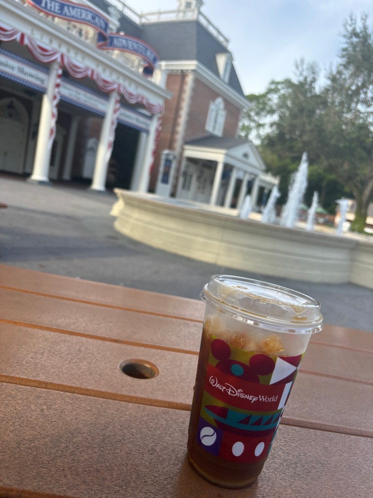Early morning Joffrey's coffee at EPCOT in Walt Disney World