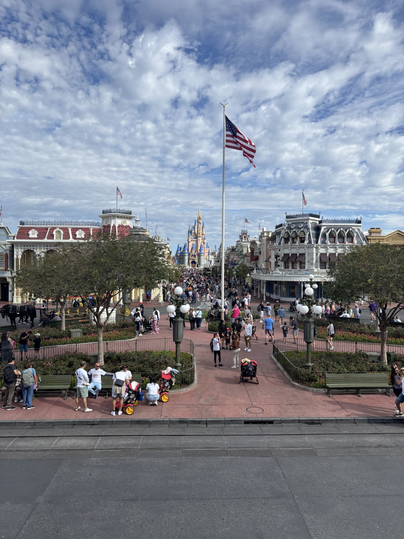View from Main Street Train Station