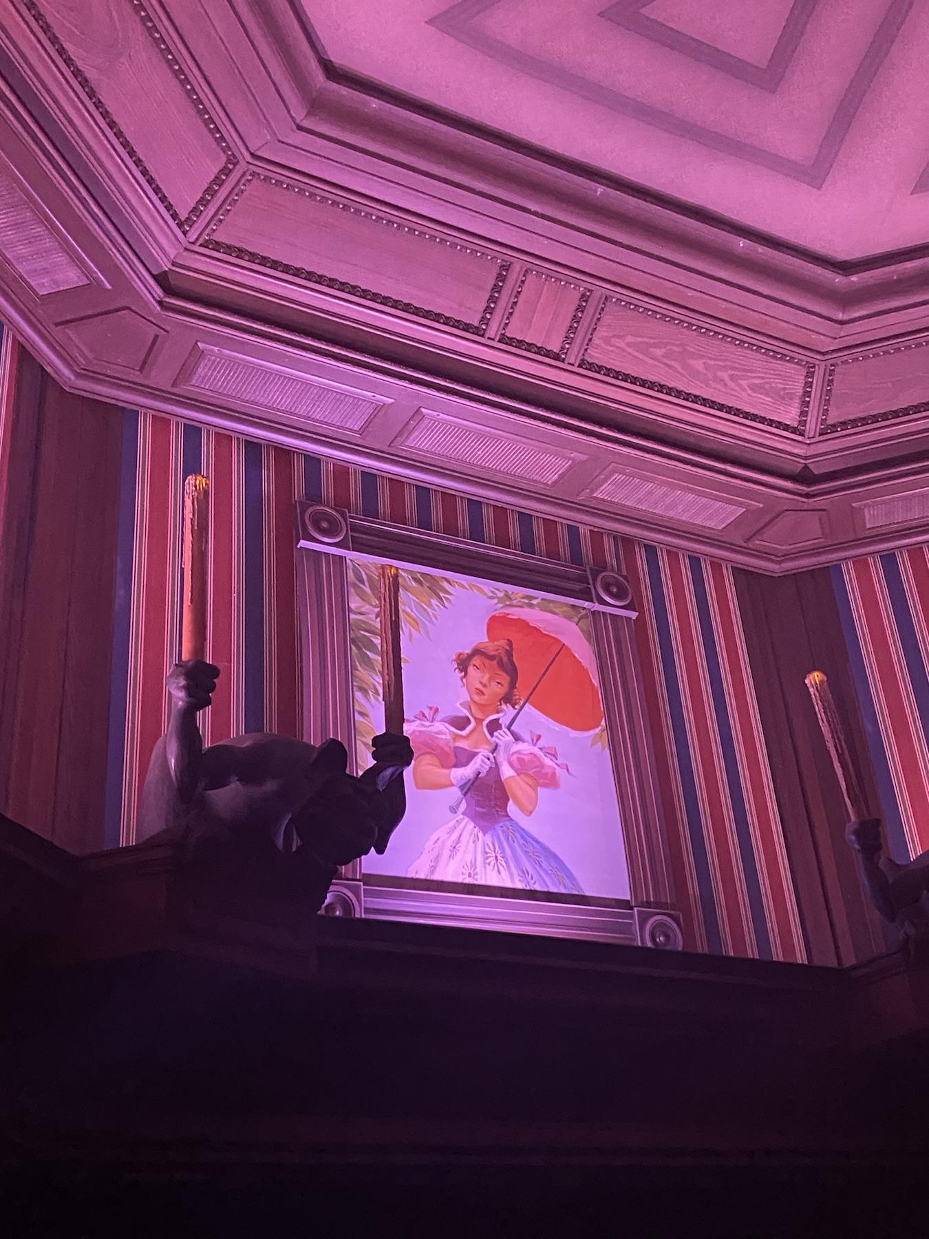 Haunted Mansion Stretching Room