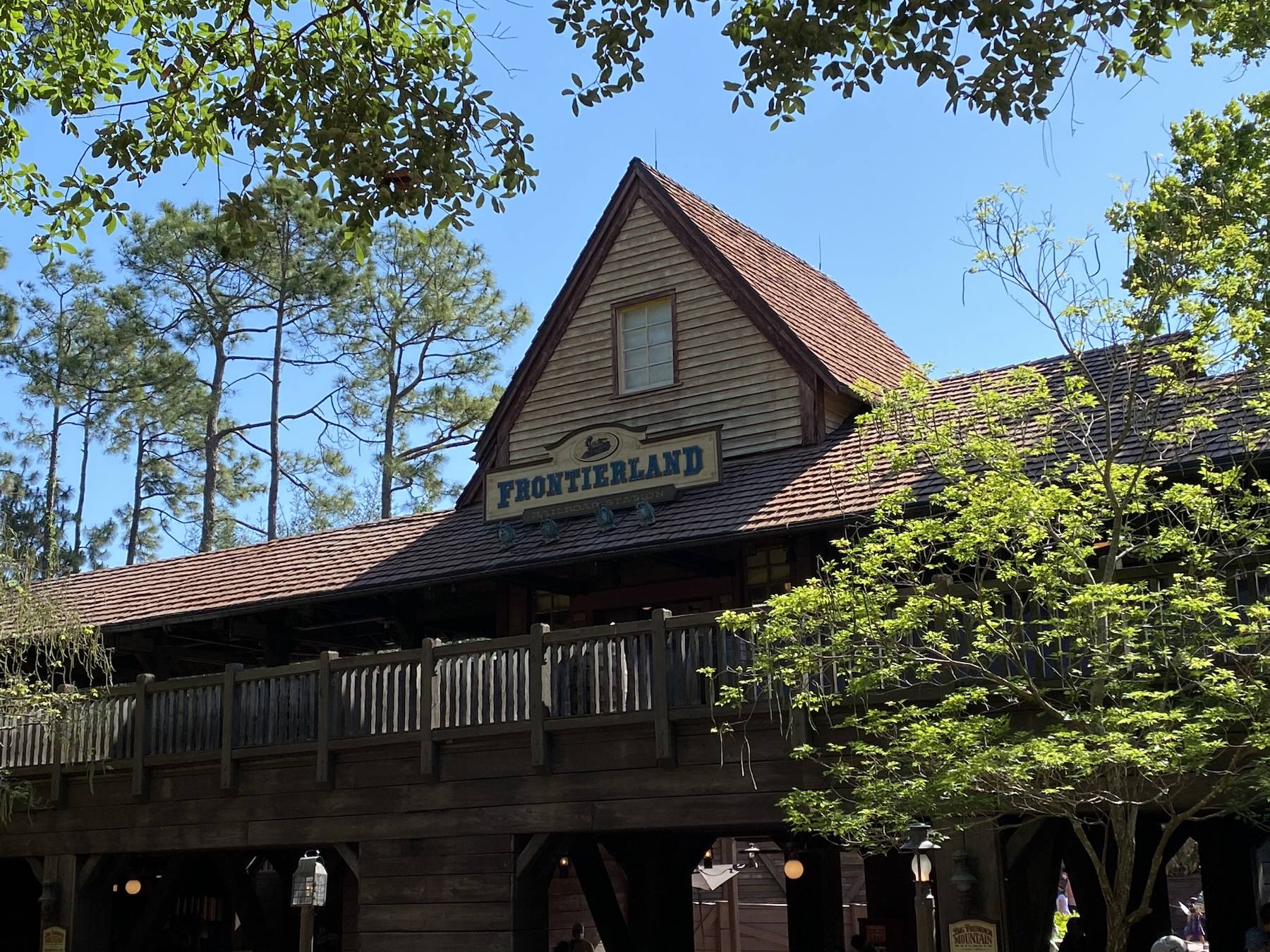 Frontierland Train Station Magic Kingdom