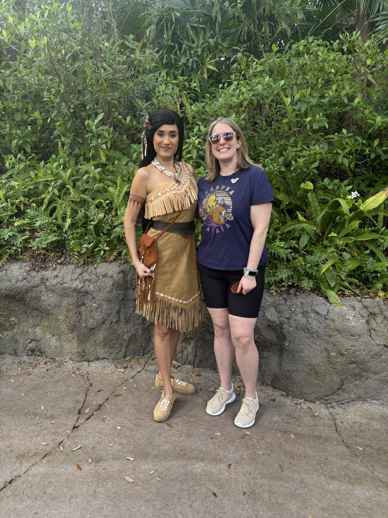 Pocahontas on the Discovery Island Trails around Tree of Life