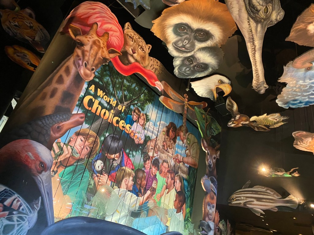 This mural holds the largest collections of hidden Mickeys anywhere in Disney World.