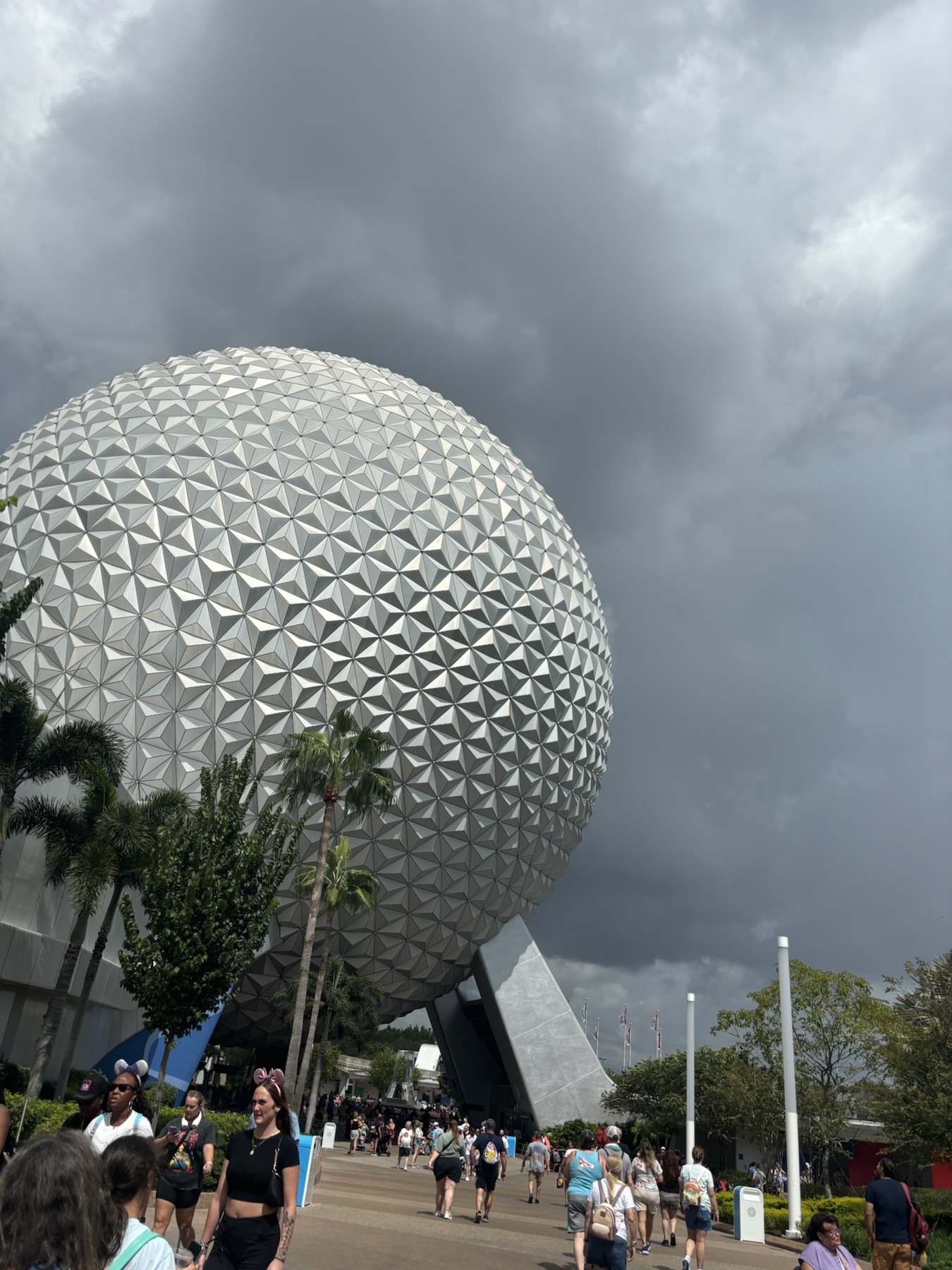 Storm clouds in EPCOT