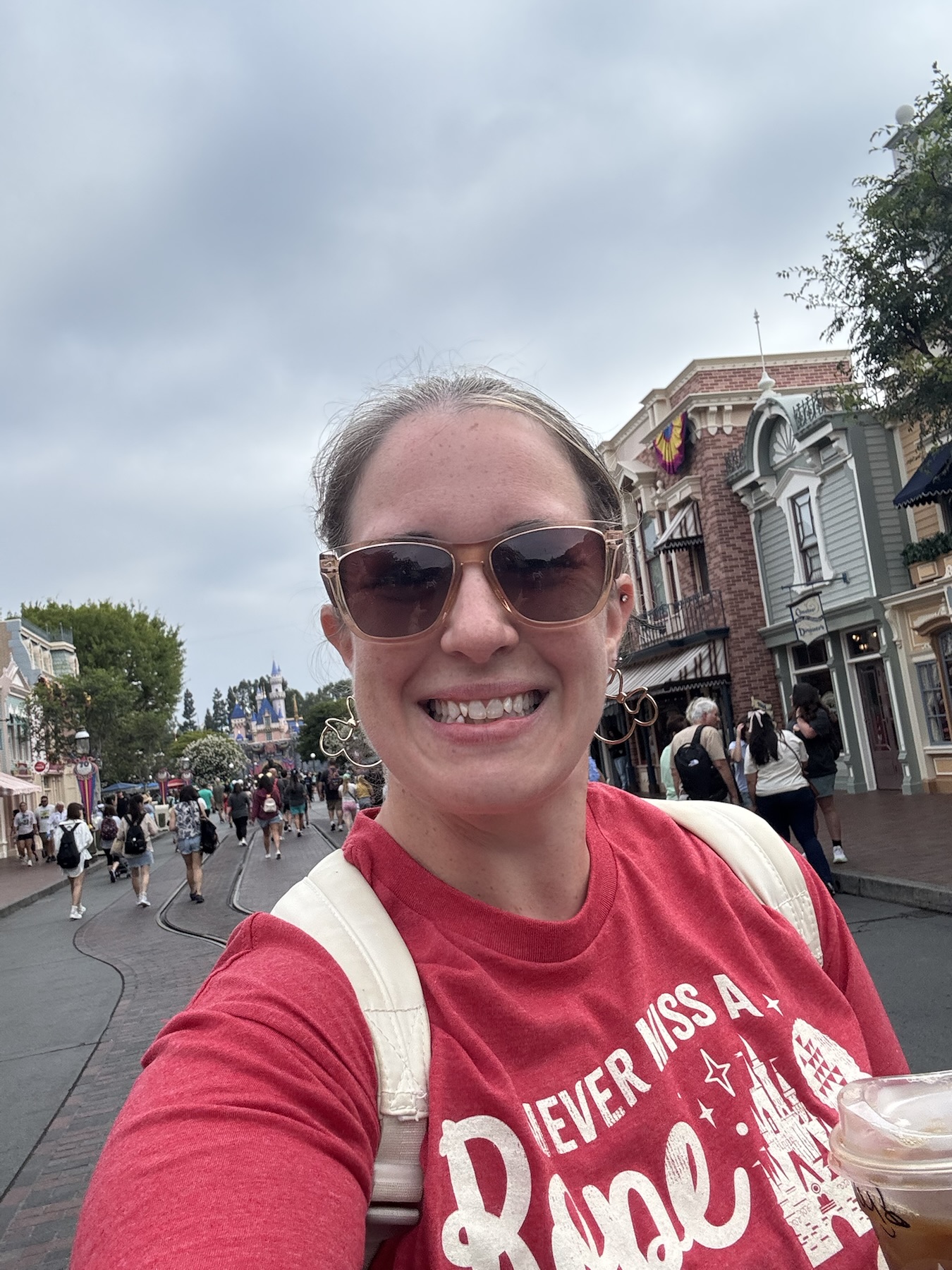 Coffee in hand - never miss a Rope Drop!