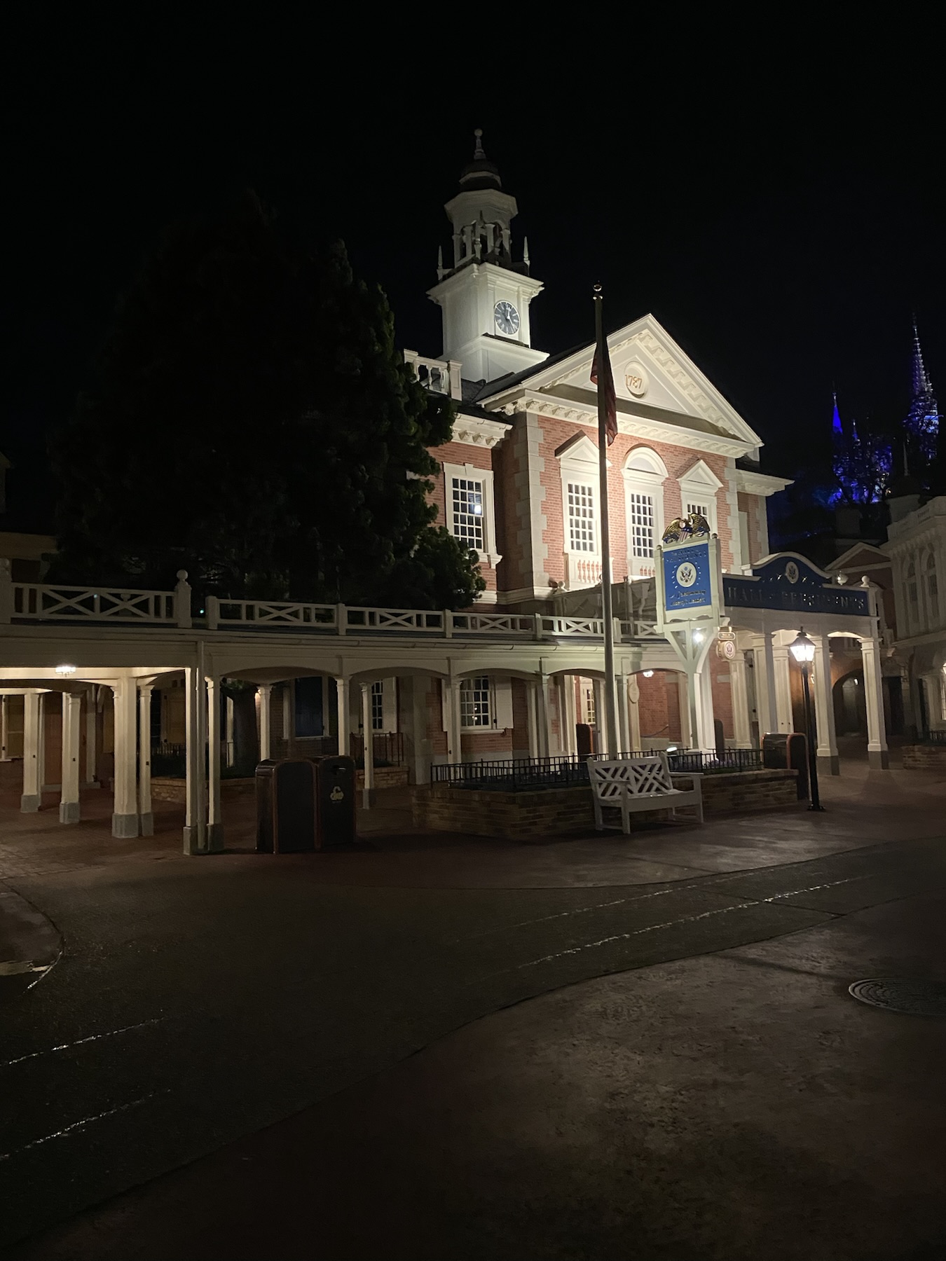 The Hall of Presidents - the best nap location in Walt Disney World
