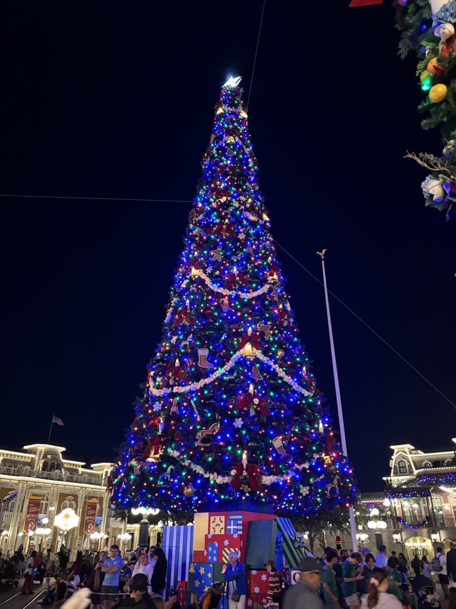 Magic Kingdom Christmas Tree, Main Street USA 