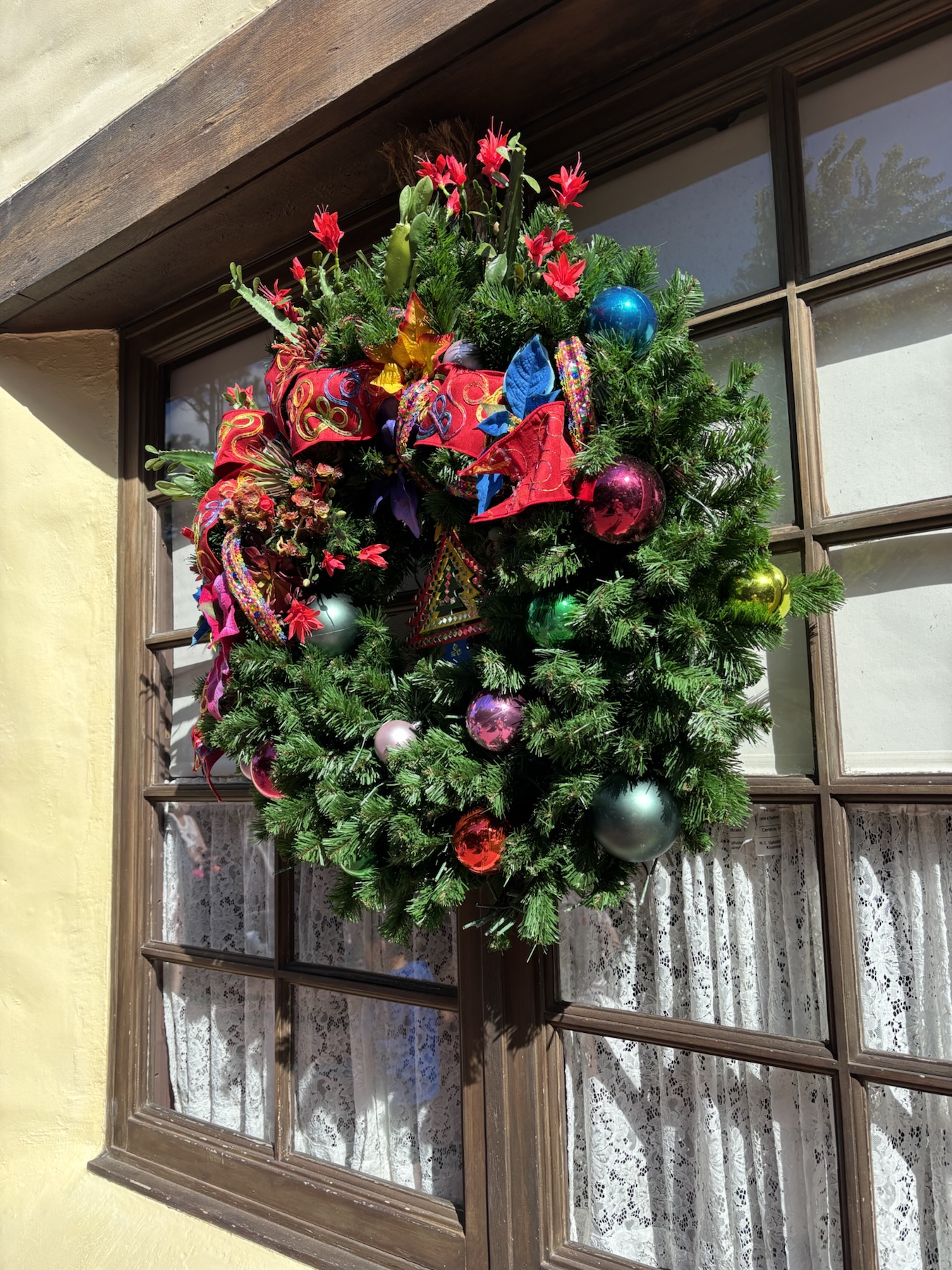 Colonial Wreath. Liberty Square Magic Kingdom