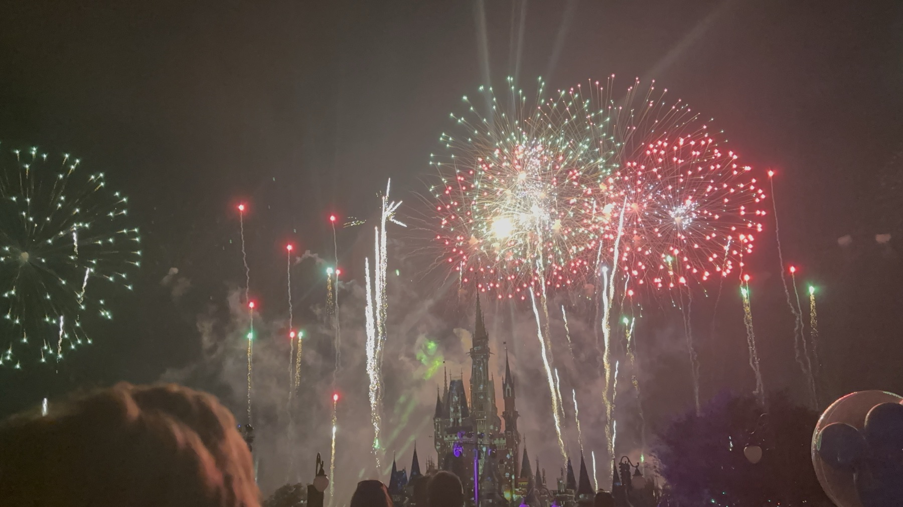 Mickey's Very Merry Christmas Party Fireworks