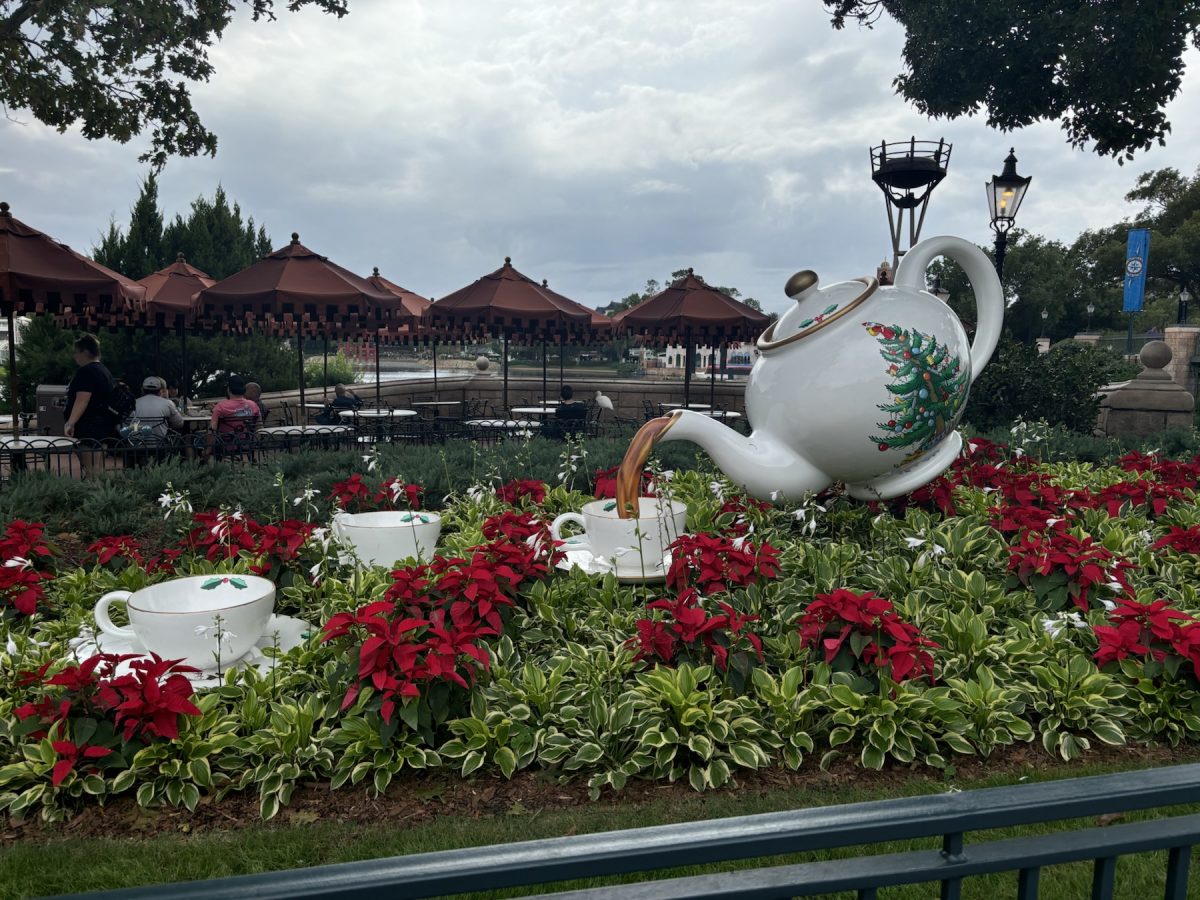 Christmas Decor at EPCOT