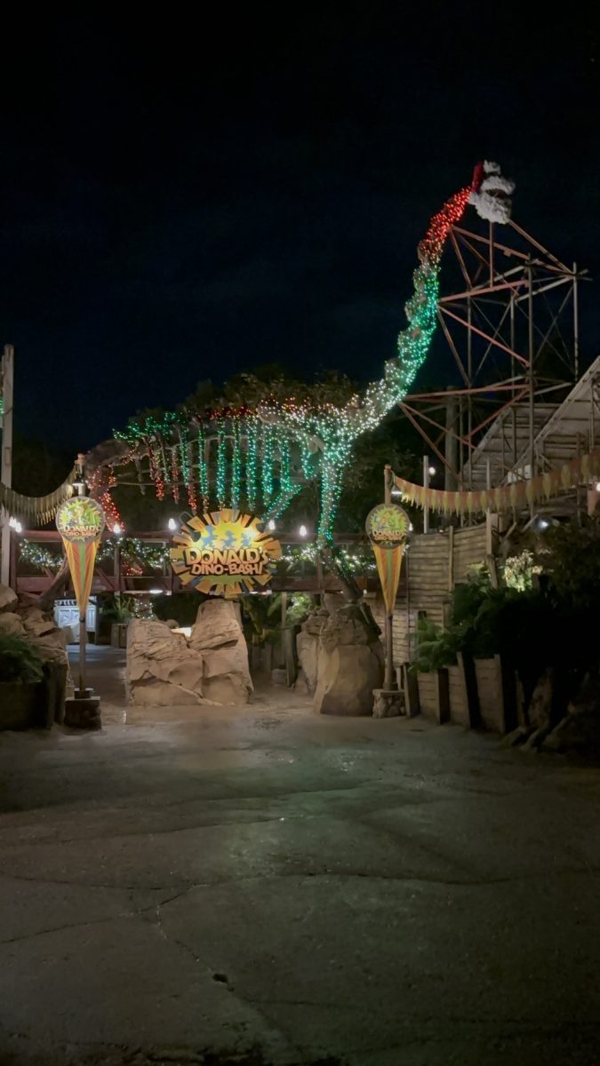 Dinoland USA at Christmastime
