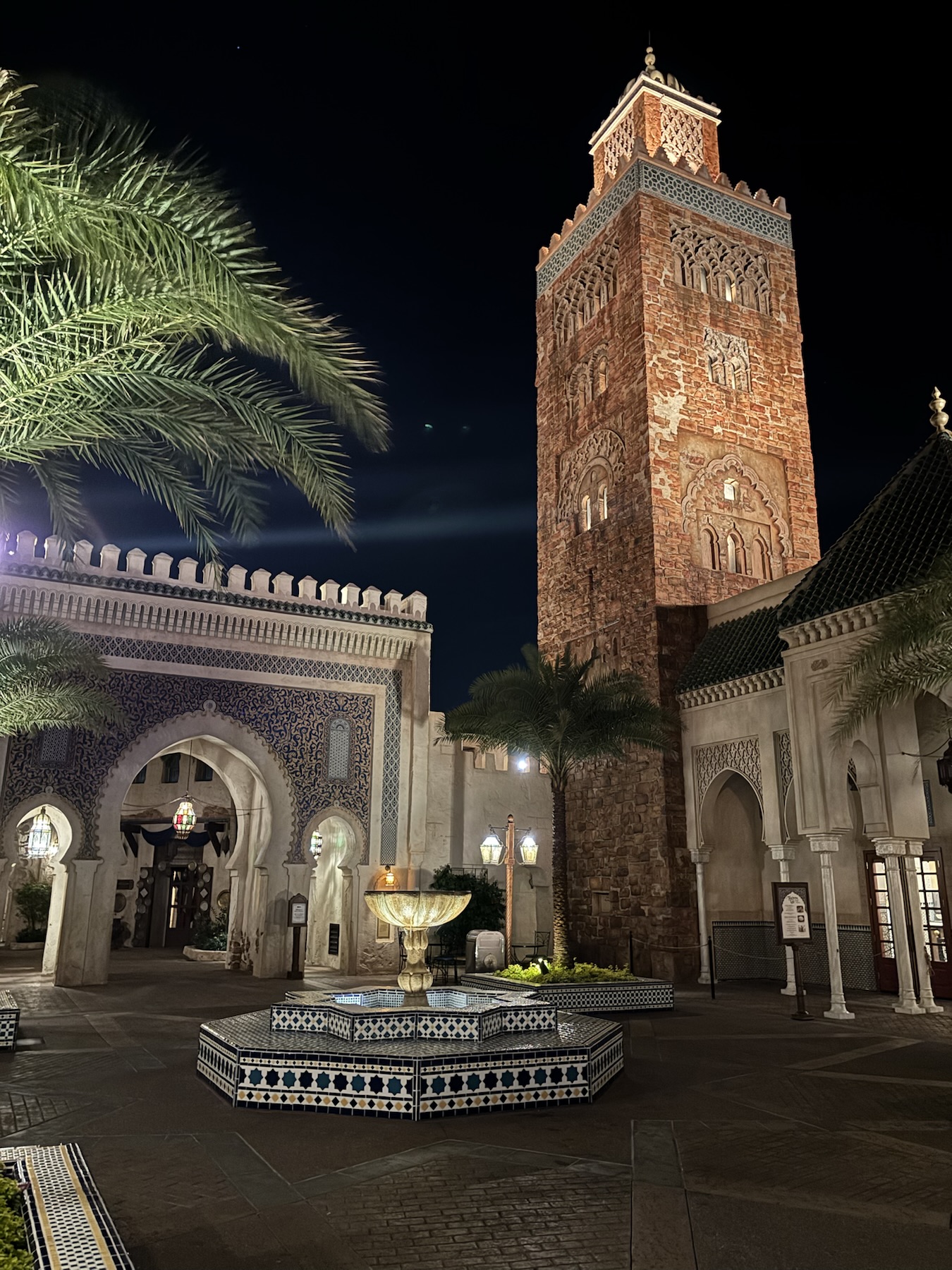 Morocco Pavilion at Night, EPCOT