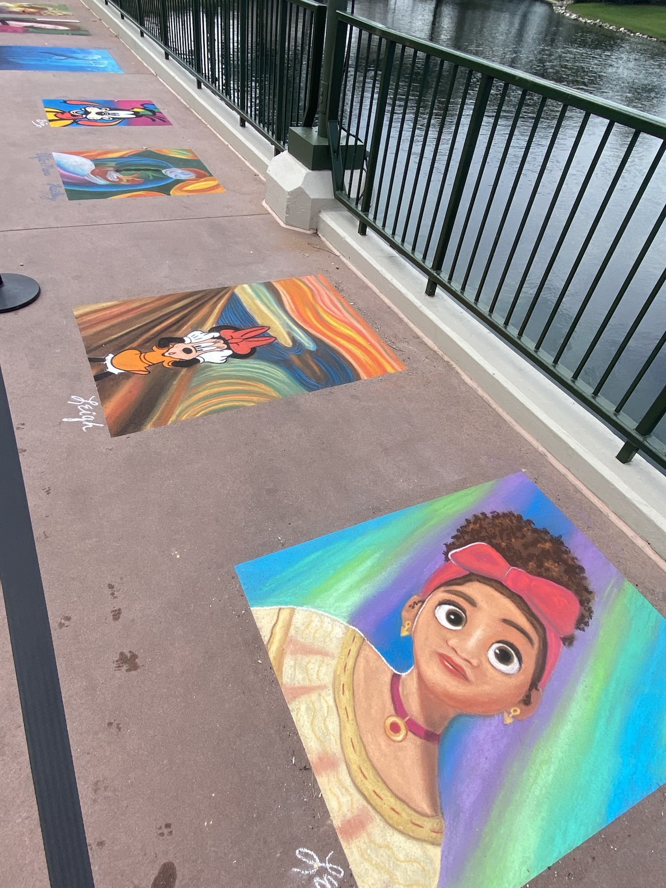 Chalk Art at EPCOT International Festival of the Arts, 2024