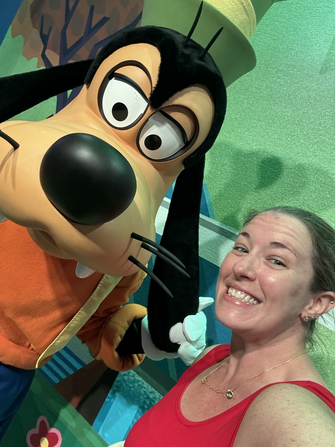 Meeting Goofy in Communicore Hall