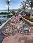 Illusion Chalk Art at EPCOT International Festival of the Arts