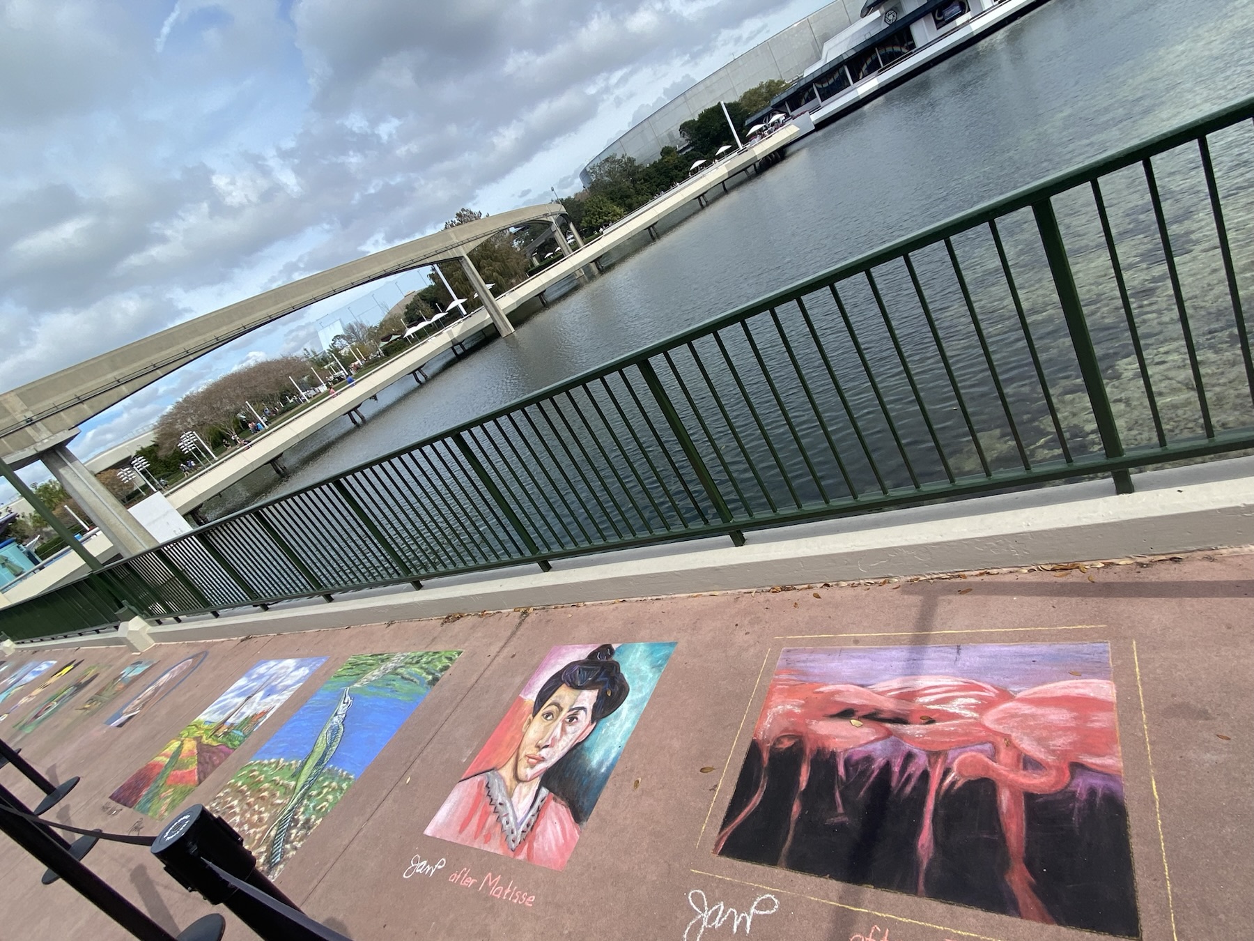 Chalk Art at EPCOT International Festival of the Arts
