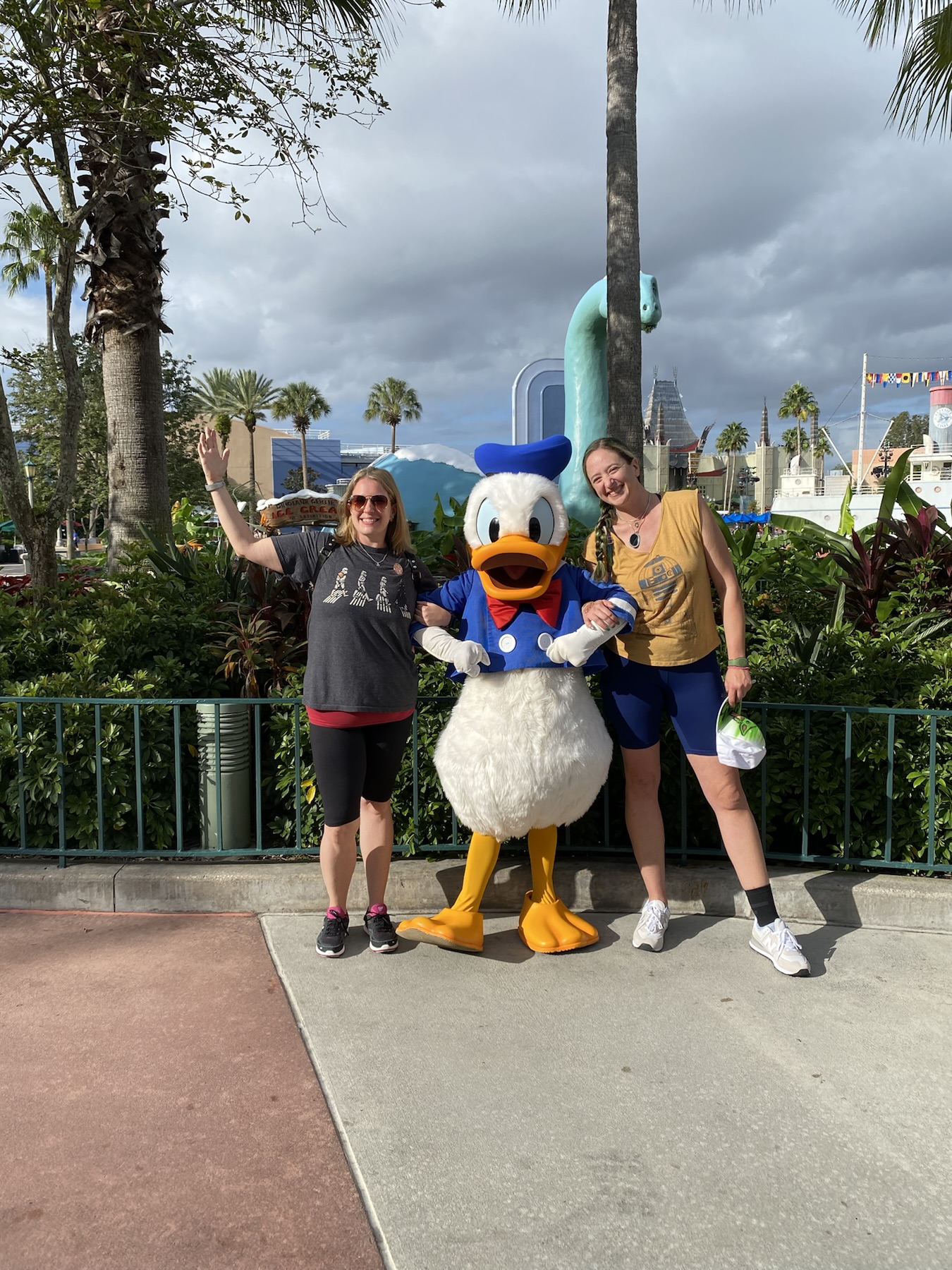 Donald Duck by Echo Lake at Hollywood Studios