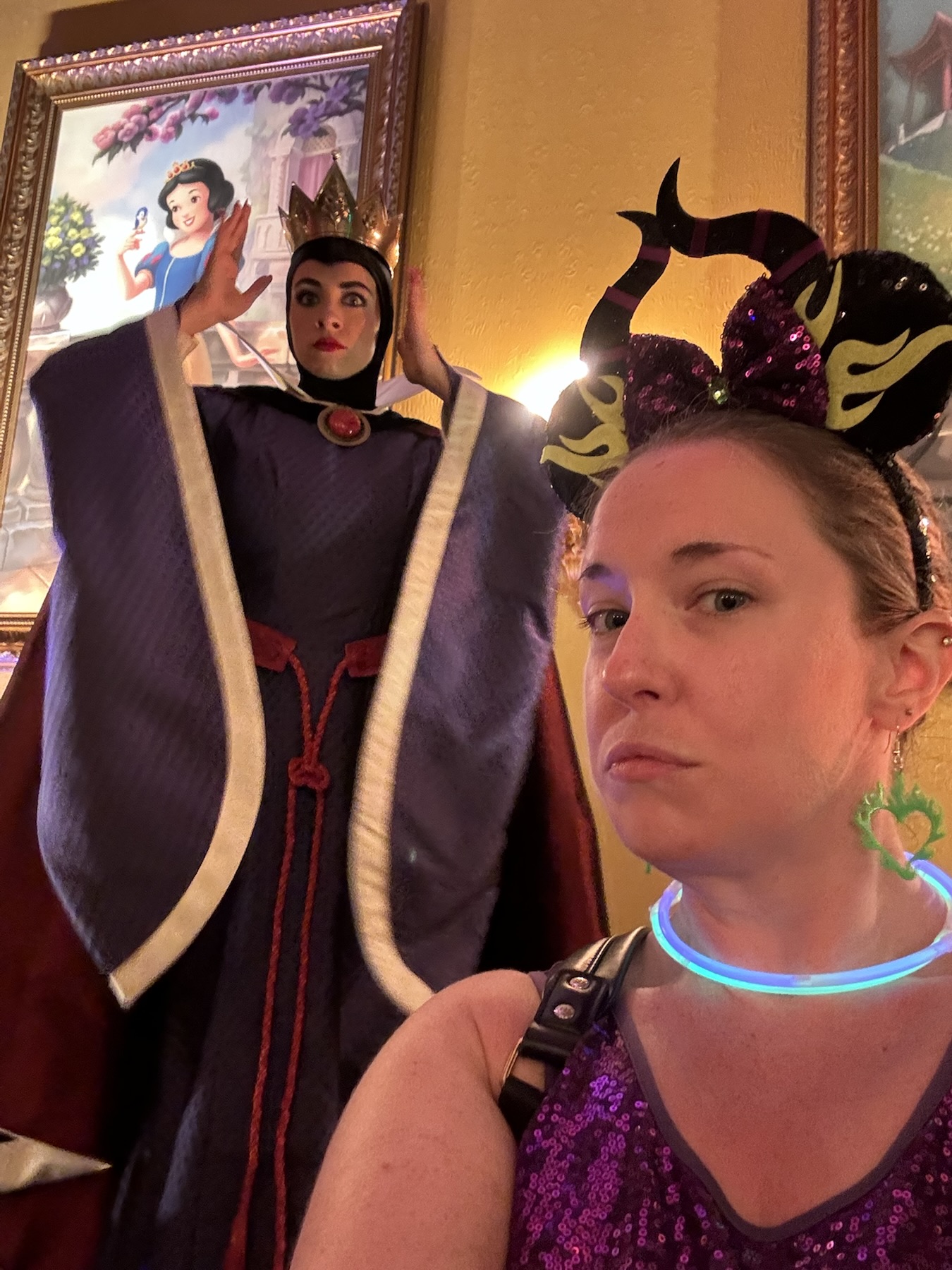 THE Evil Queen at Mickey's Not So Scary Halloween Party