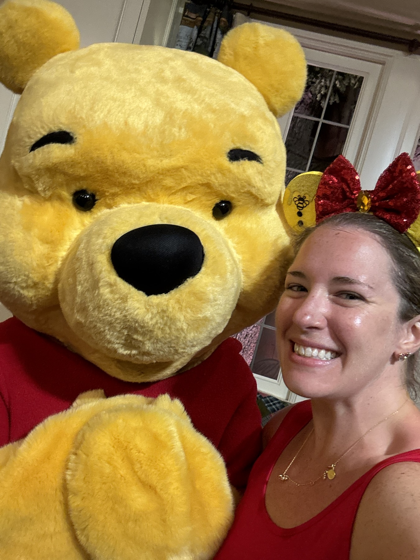 Selfie with Winnie the Pooh
