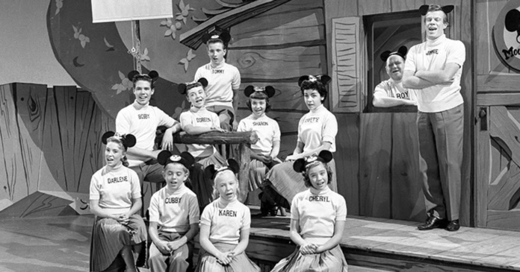 Original set design for Mickey Mouse Club House by Harriett Burns