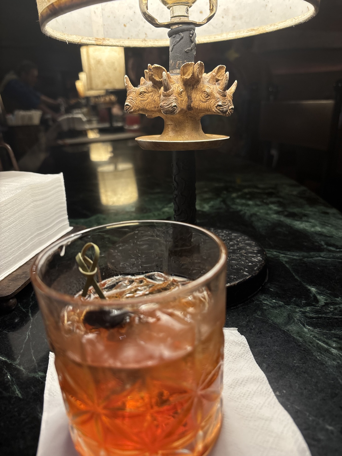 Old Fashioned at Victoria Falls Lounge, Animal Kingdom Lodge
